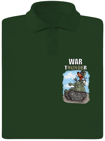 War Hunde férfi pólóingek Bottle Green Mal