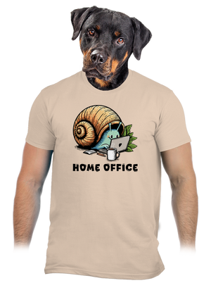 Sneka home office férfi póló Sand