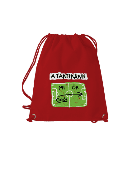 A futballtaktikánk hátizsák Red Mal