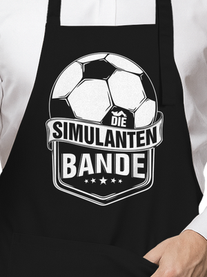 Simulanten bande kötény Black