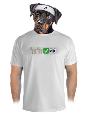 Emoji férfi sportpóló White