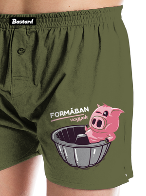 Formában férfi alsó nadrág Khaki