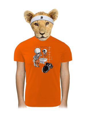 Jó reggelt kívánok gyerek sport póló Neon Orange