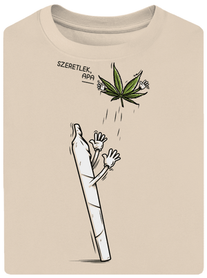 Joint és fia unisex túlméretezett póló Almond