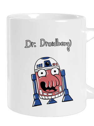 Dr. Droidberg nagy bögre White