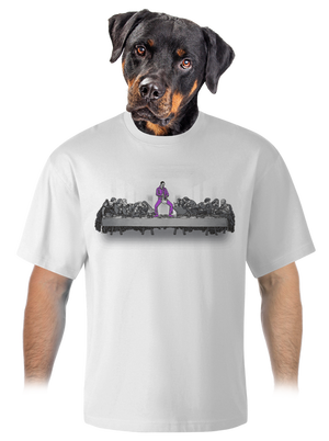 unisex túlméretezett póló