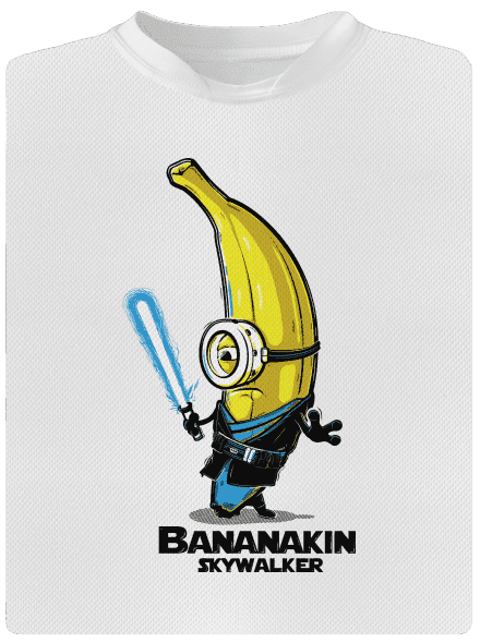 Bananakin Skywalker gyerek sport póló White