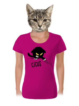 Cicus női póló Fuchsia Red