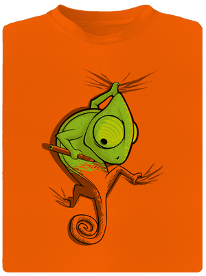 Hibajavító gyerek sport póló Neon Orange