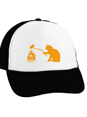 Macska-egér harc teherautós sapka Black cap
