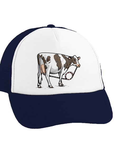 Cow drink teherautós sapka French Navy cap
