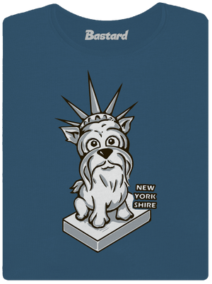 New Yorkshire prémium női póló Petrol Blue