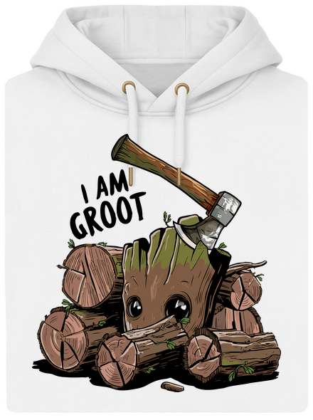 I Am Groot unisex prémium pulóver Snowwhite