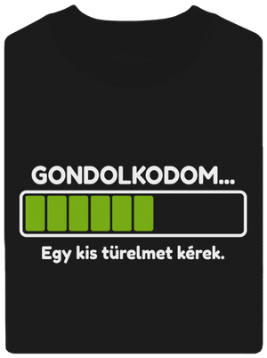 Gondolkodom unisex crewneck Black