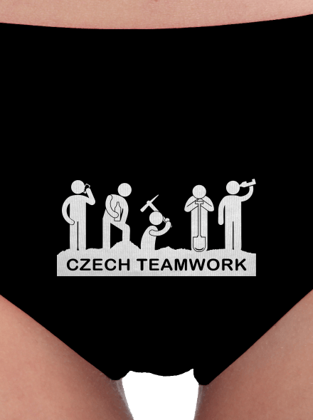 Czech Teamwork női bugyik Black