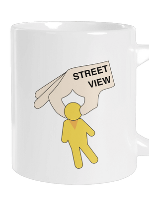 Street view nagy bögre White
