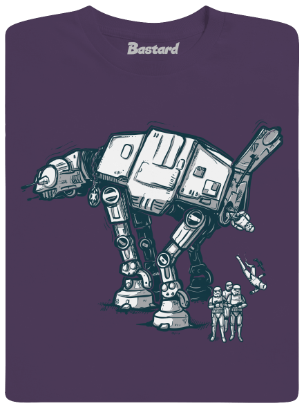 AT-AT férfi póló Urban Purple
