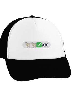 Emoji teherautós sapka Black cap