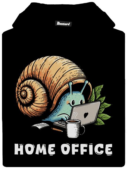 Sneka home office gyerek kenguruzsebes pulóver Black