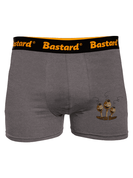 Mák boxeralsó Gray Melange