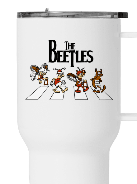 Beatles termosz bögre White