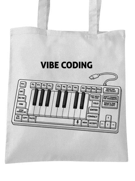 Vibe coding táska White