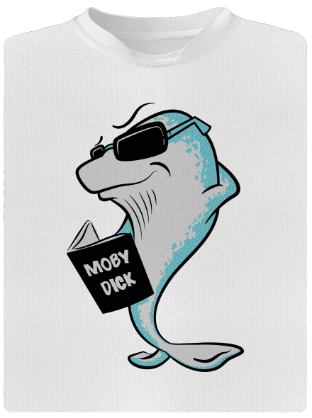 Moby Dick férfi sportpóló White