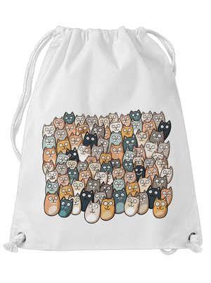 Találd meg az ördögöt hátizsák White