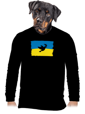  férfi hosszú ujjú póló Black