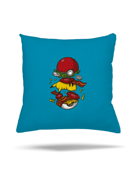 Pokémon burger párna Blue Turquoise