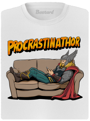 Procrastinathor női sportpóló White