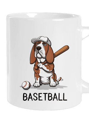 Basetball nagy bögre White