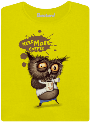 I need more coffee prémium női póló Lemon