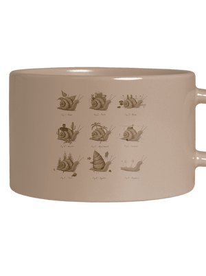 Édes otthon macaron bögre Brown Macaron