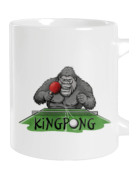 King pong nagy bögre White