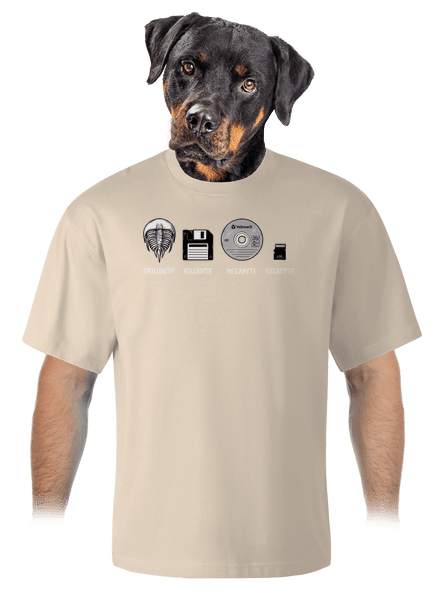 Trilobite unisex túlméretezett póló Almond