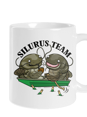 Silurus team hagyományos bögre White