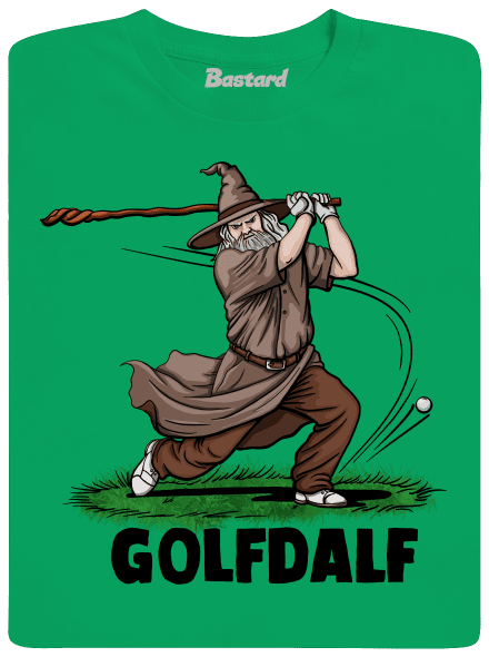 Golfdalf gyerek póló Kelly Green