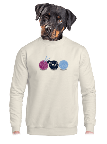 Macska unisex crewneck Off White