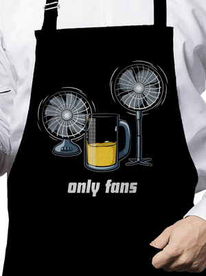 Only fans kötény Black