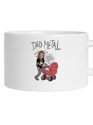 Dad metal macaron bögre White