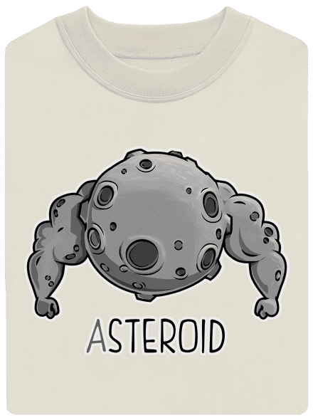 Asteroid unisex crewneck Off White