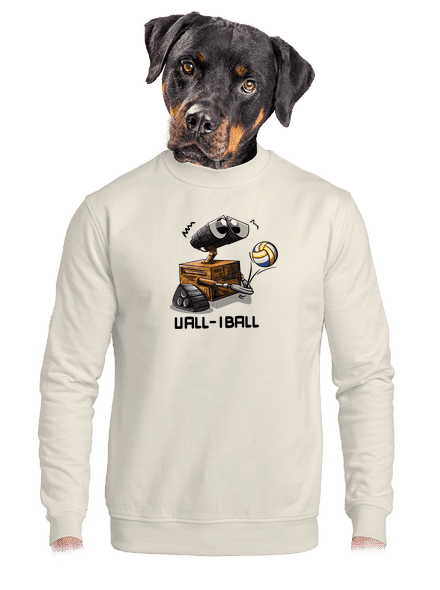 Vall-iball unisex crewneck Off White