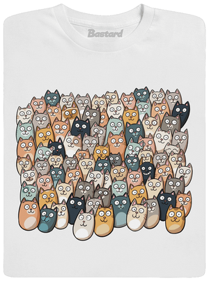 Találd meg az ördögöt férfi póló White