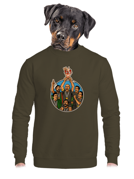 Kehely unisex crewneck Urban Khaki