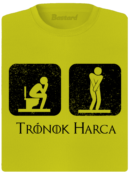 Trónok Harca női sportpóló Neon Yellow