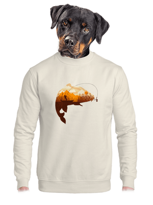 Halfogás unisex crewneck Off White