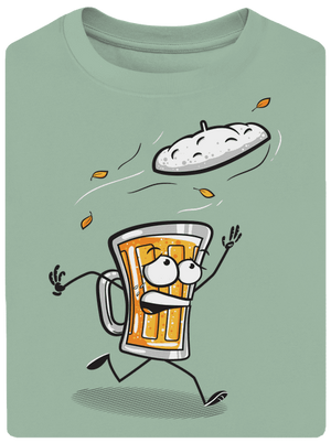 Sapka unisex túlméretezett póló Sage