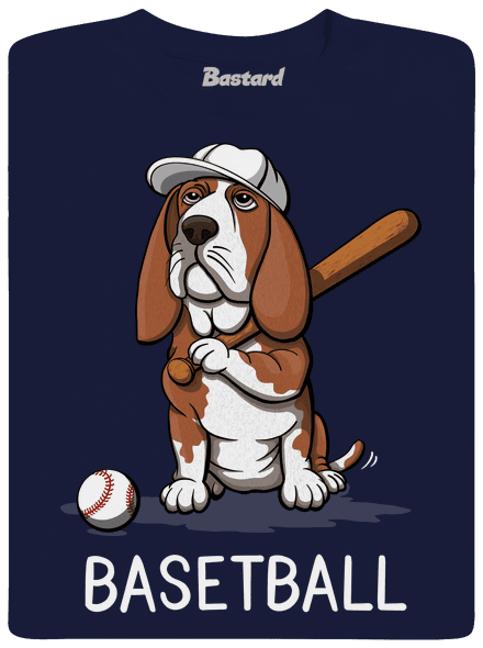 Basetball férfi póló Navy