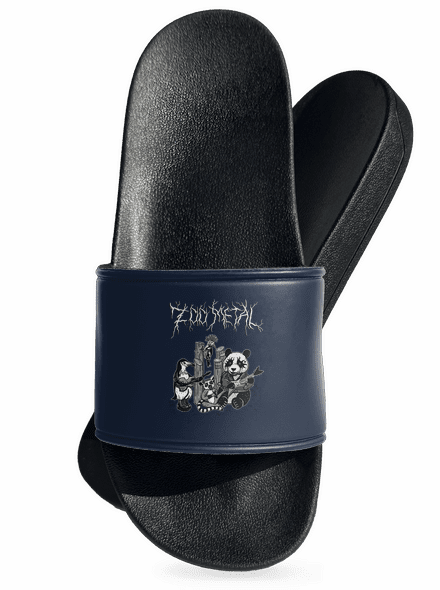 ZOO metal papucs Navy